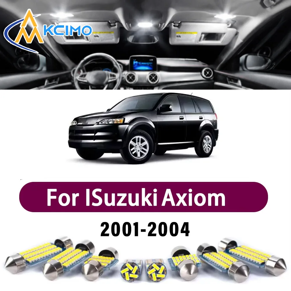 Kcimo Super Bright LED Interior Light Kit For ISuzuki Axiom 2001-2004 Dome Map Lamp White Blue Car Accessories Canbus
