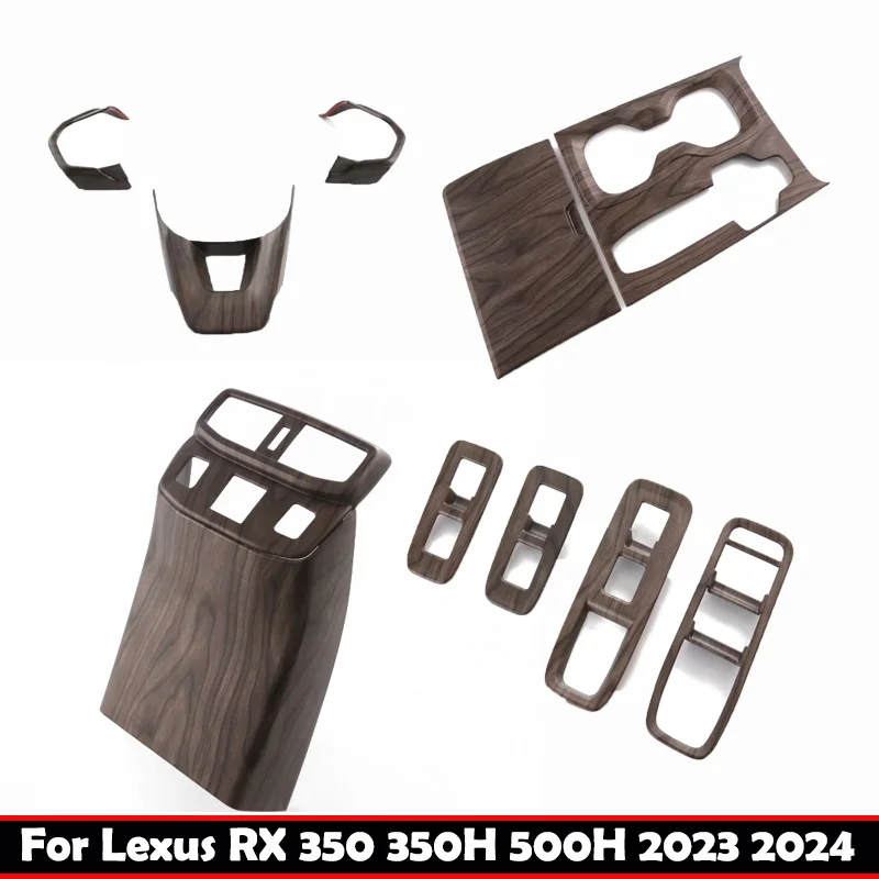 For Lexus RX 350 350H 500H 2023 2024 interior accessories Door Armrest Window  swicth center contorl gear shift Panel  cover