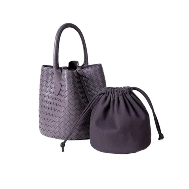 Purses and Handbags Hand Bags for Women Shoulder Bag Crossbody Bags for Women Sheepskin Woven Bucket Bag Fashion Packet