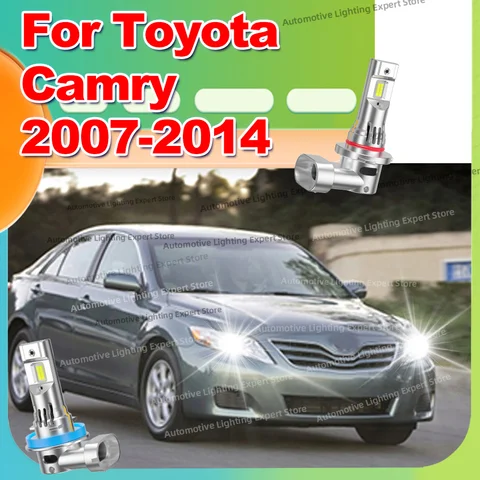 2/4 szt. LED Reflektorów Samochodowych Wysokiej Mocy Canbus Turbo Lampy 6000K Światła Samochodowe Do Toyota Camry 2007 2008 2009 2010 2011 2012 2013 2014