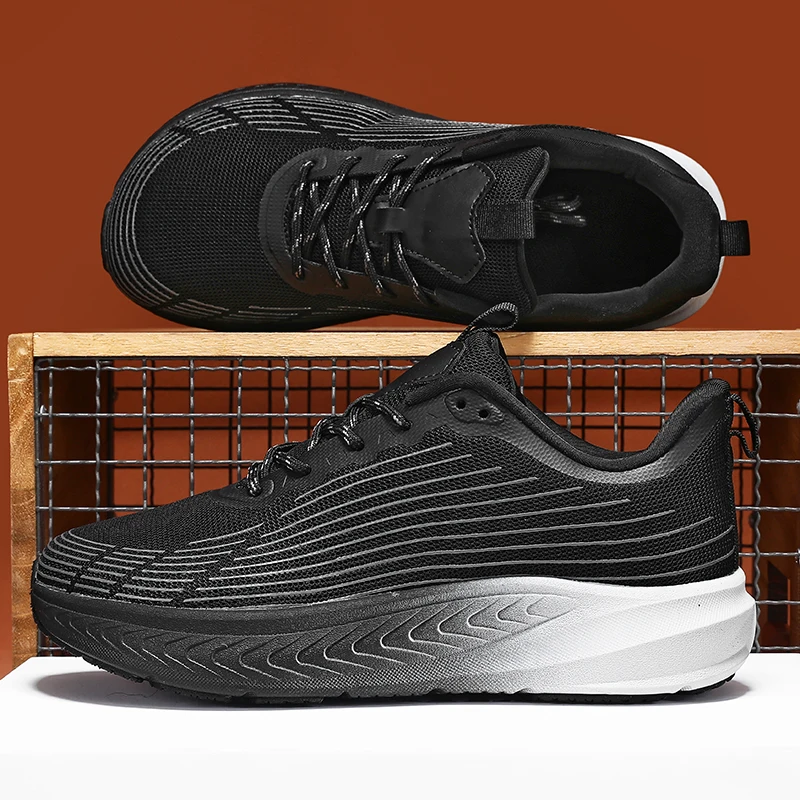 

Shoes for Man Wide Toe Box Running Shoe Comfortable Men's Sneakers Breathable Mesh Male Sneakers Fashion Tenis Masculino