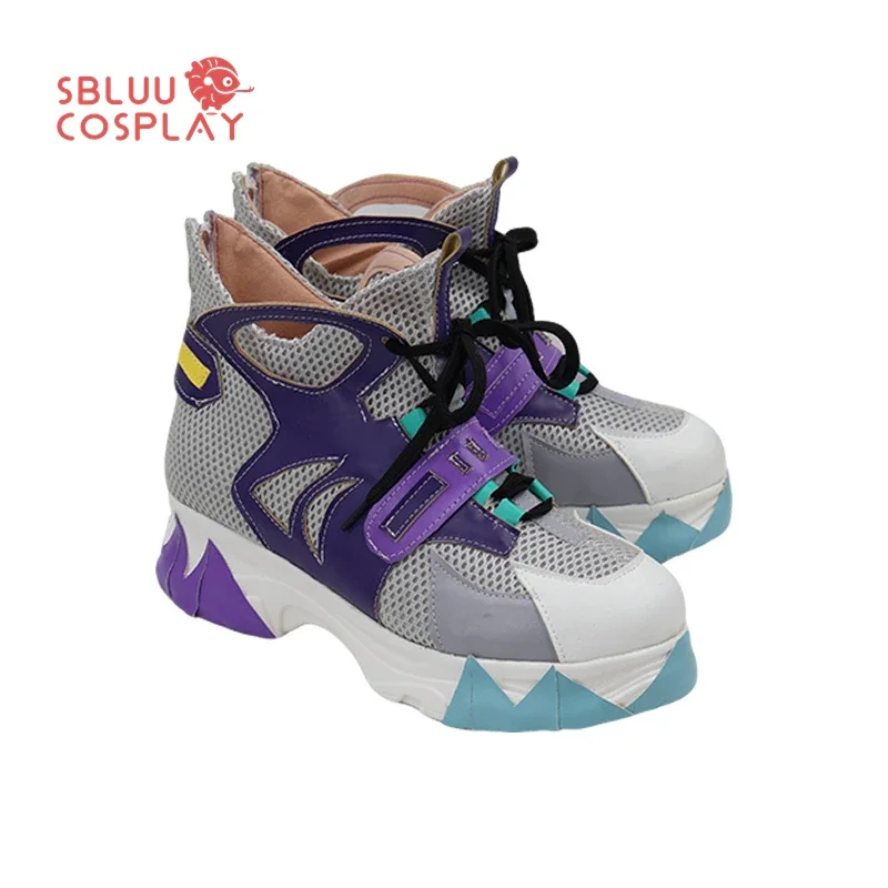 SBluuCosplay Gioco Strinova Nobunaga Scarpe Cosplay Stivali su misura