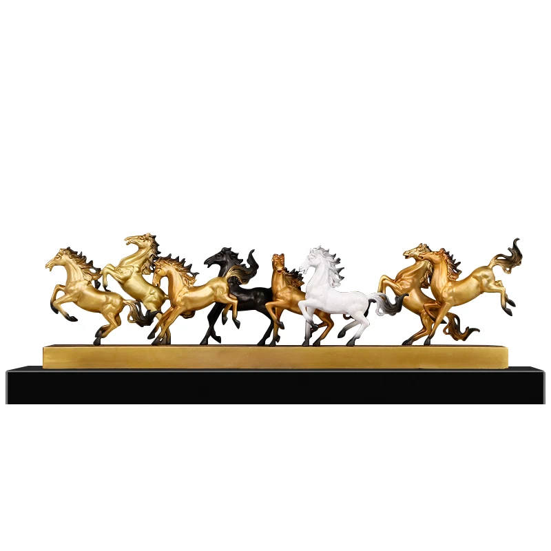 

Bronze horse sculpture ornament crafts luxury ornament office animal home ornament