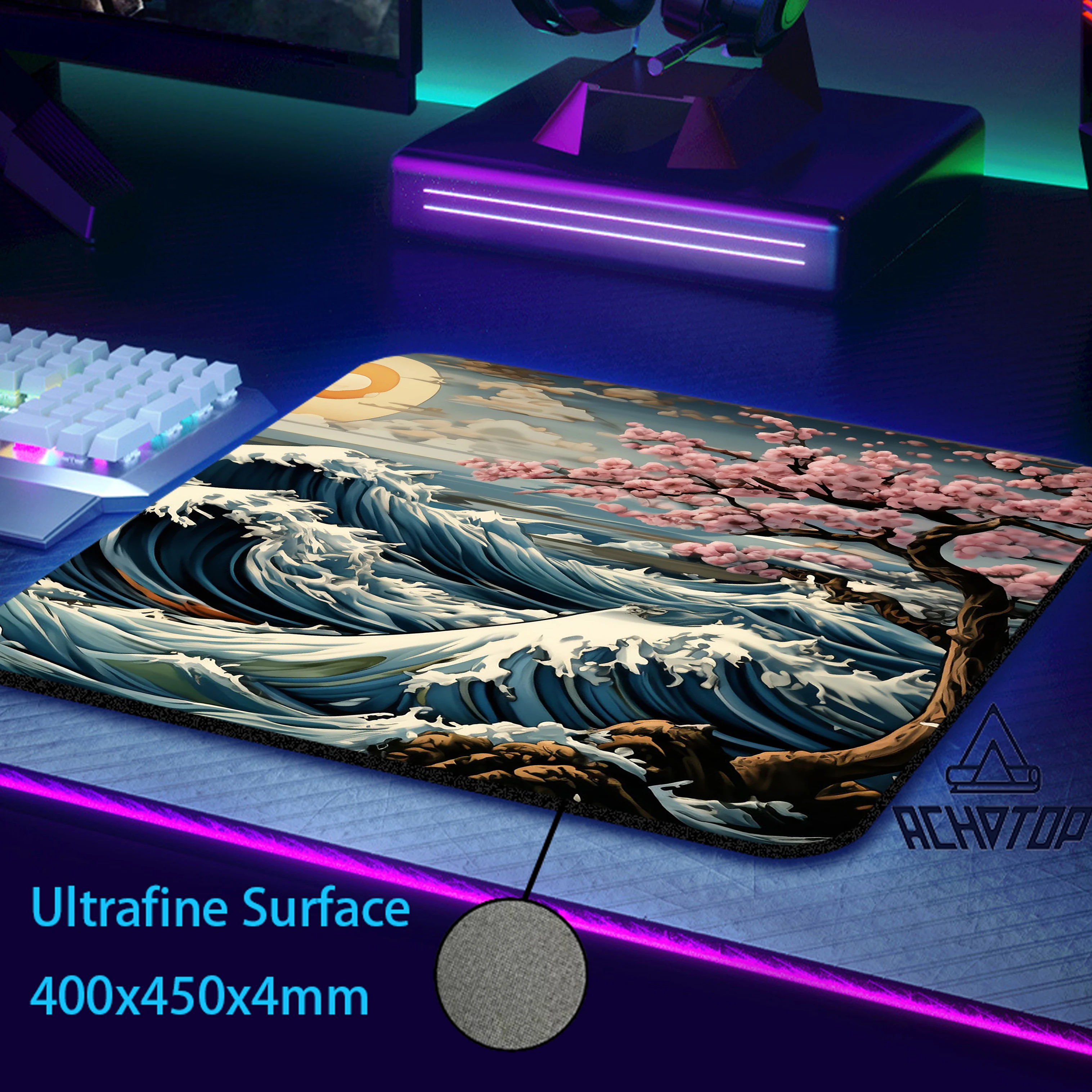 

Sea Wave Mouse Pad E-sports Players Game Accessories Ultrafine Surface Keyboard Pad Gamer Desktop Mat Deskmat Keyboard Pad