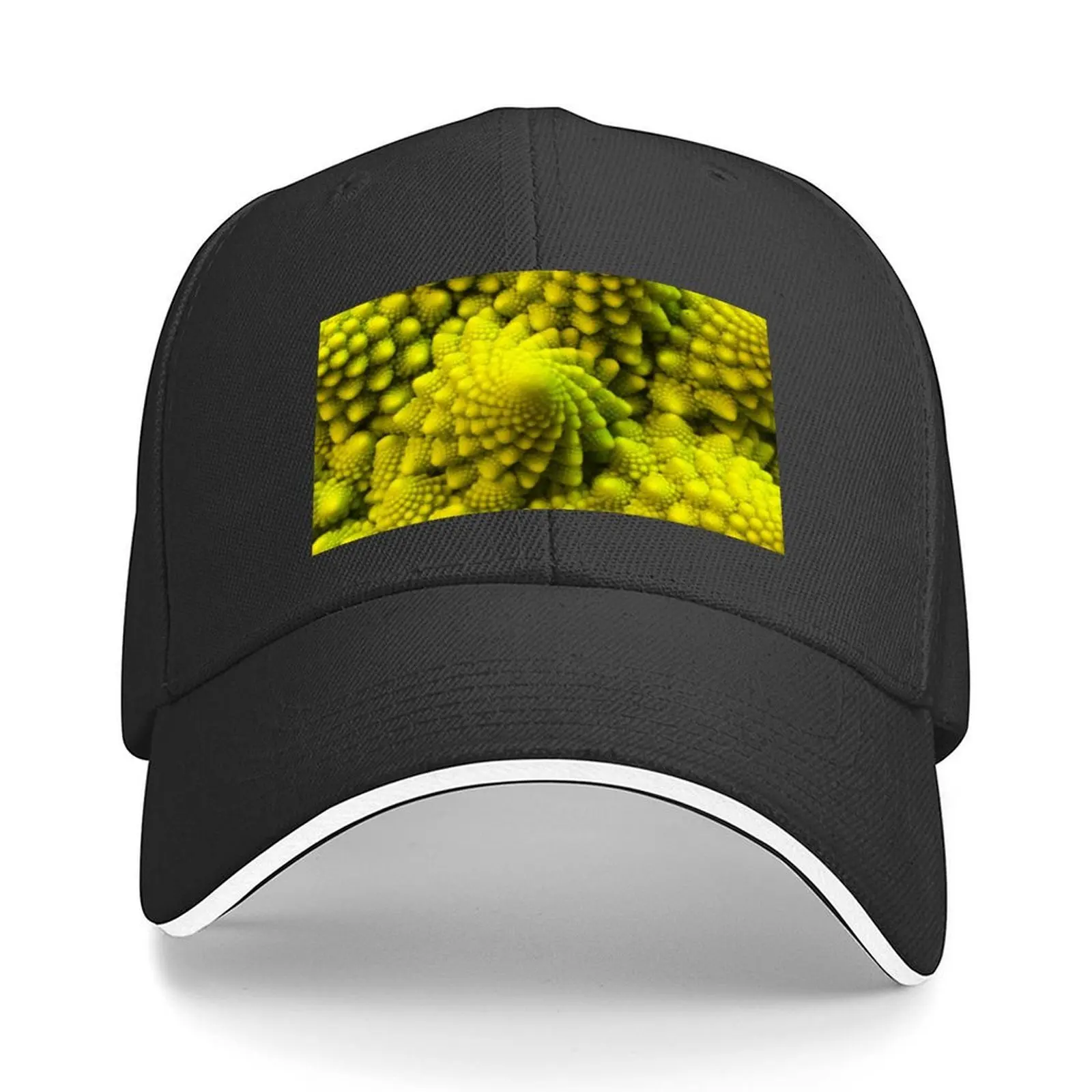 

Fibbonaci Pattern in Romanesco brocolli Baseball Cap Christmas Hat Kids Hat Unique hats Beach Sun Hats For Women Men's