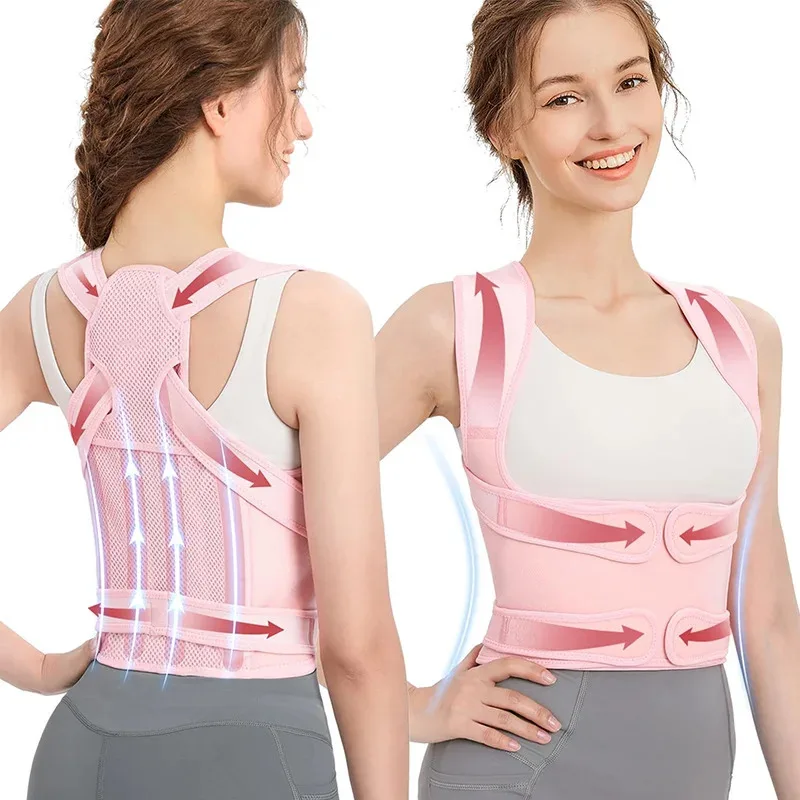 

Back Brace & Posture Corrector for Women, Adjustable Straightener Posture Hunchback Correction Support