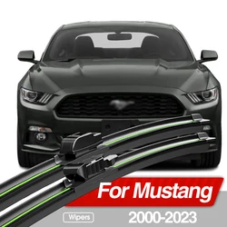 For Ford Mustang 2000-2023 Front Windshield Wiper Blades 2pcs Windscreen Window Accessories 2001 2004 2005 2006 2007 2017 2010