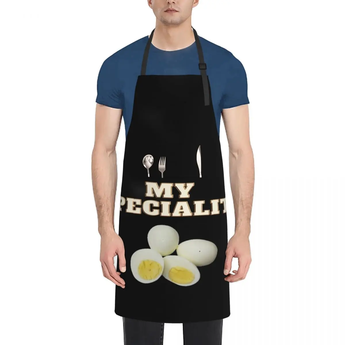 

Hard boiled eggs are my speciality Apron Kitchen Things For Home painters cook wear Kitchen accessories Apron