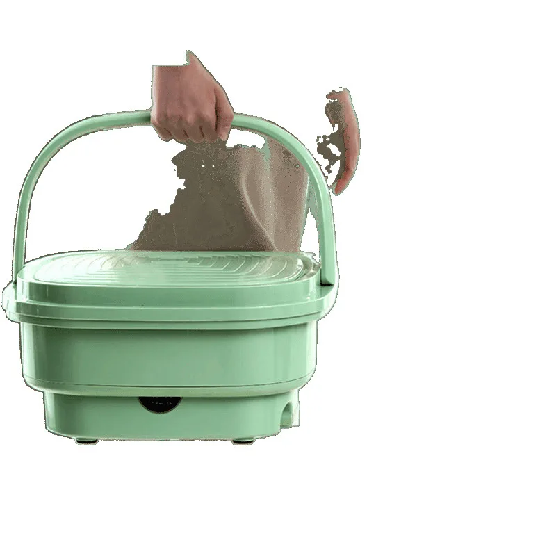 

Mini small automatic folding washing machine household dormitory