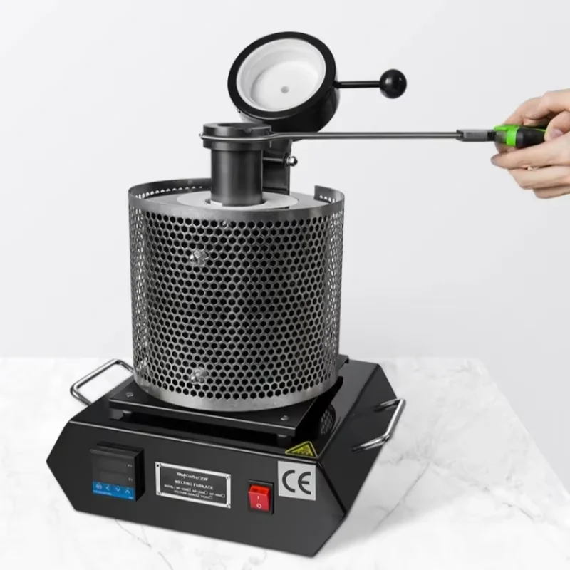 فرن رقمي لإذابة الذهب ، أداة صقل المجوهرات الفضية المعدنية الثمينة ، سعة تسخين الماكينة ، 3 #3