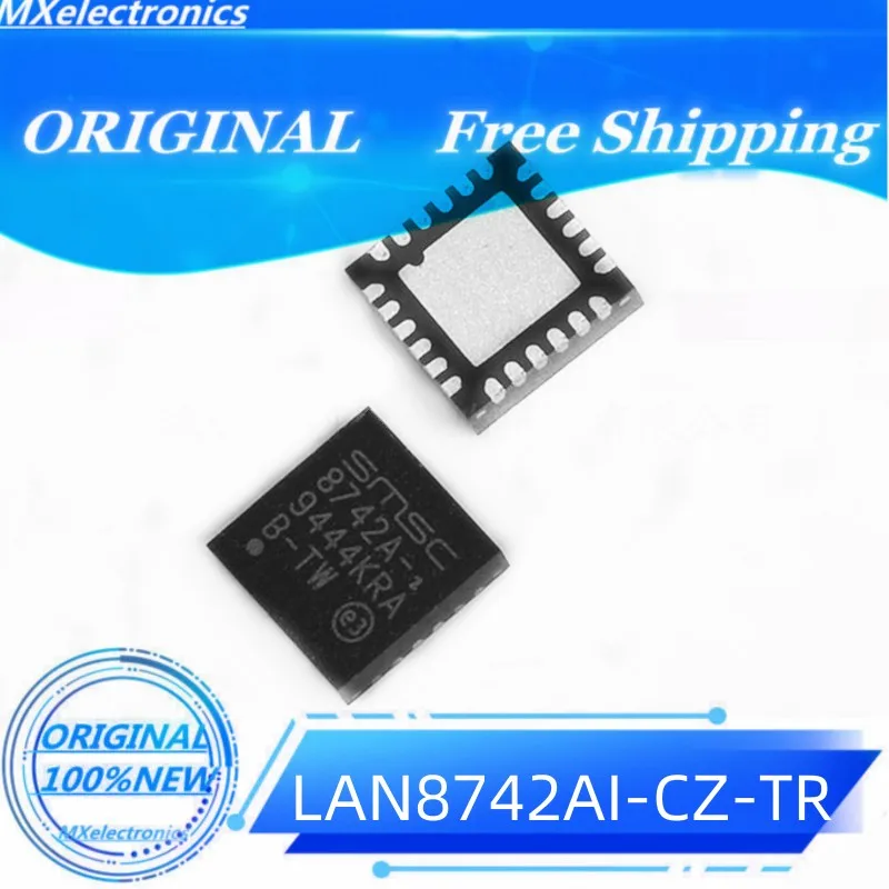 10PCS/LOT NEW100%  LAN8742AI-CZ-TR LAN8742AI-CZ LAN8742AI 8742A-I LAN8742A-CZ-TR LAN8742A-CZ LAN8742A 8742A QFN24  ORIGINAL