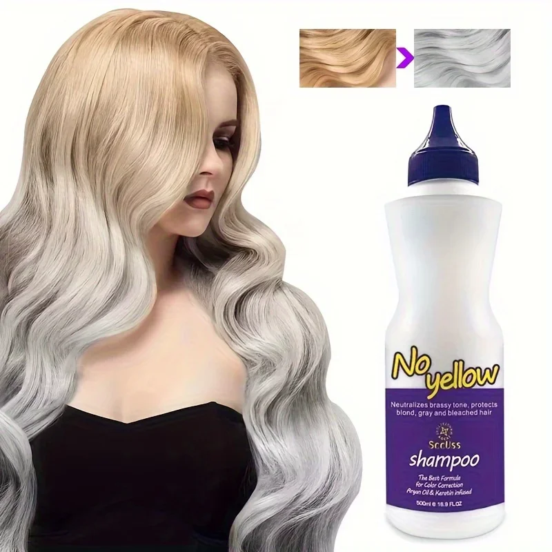 Color Correction No Brass or Yellow No Yellow Shampoo No Yellow Shampoo White Golden Hair Color Cream Красящий Шампунь