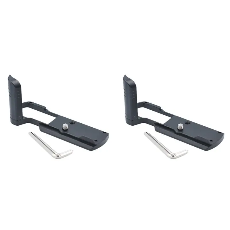 ABRI-2X Camera L Bracket,Quick Release Plate For Panasonic GX9/GX85/GX7II Grip Base Vertical Quick Release L Plate Black
