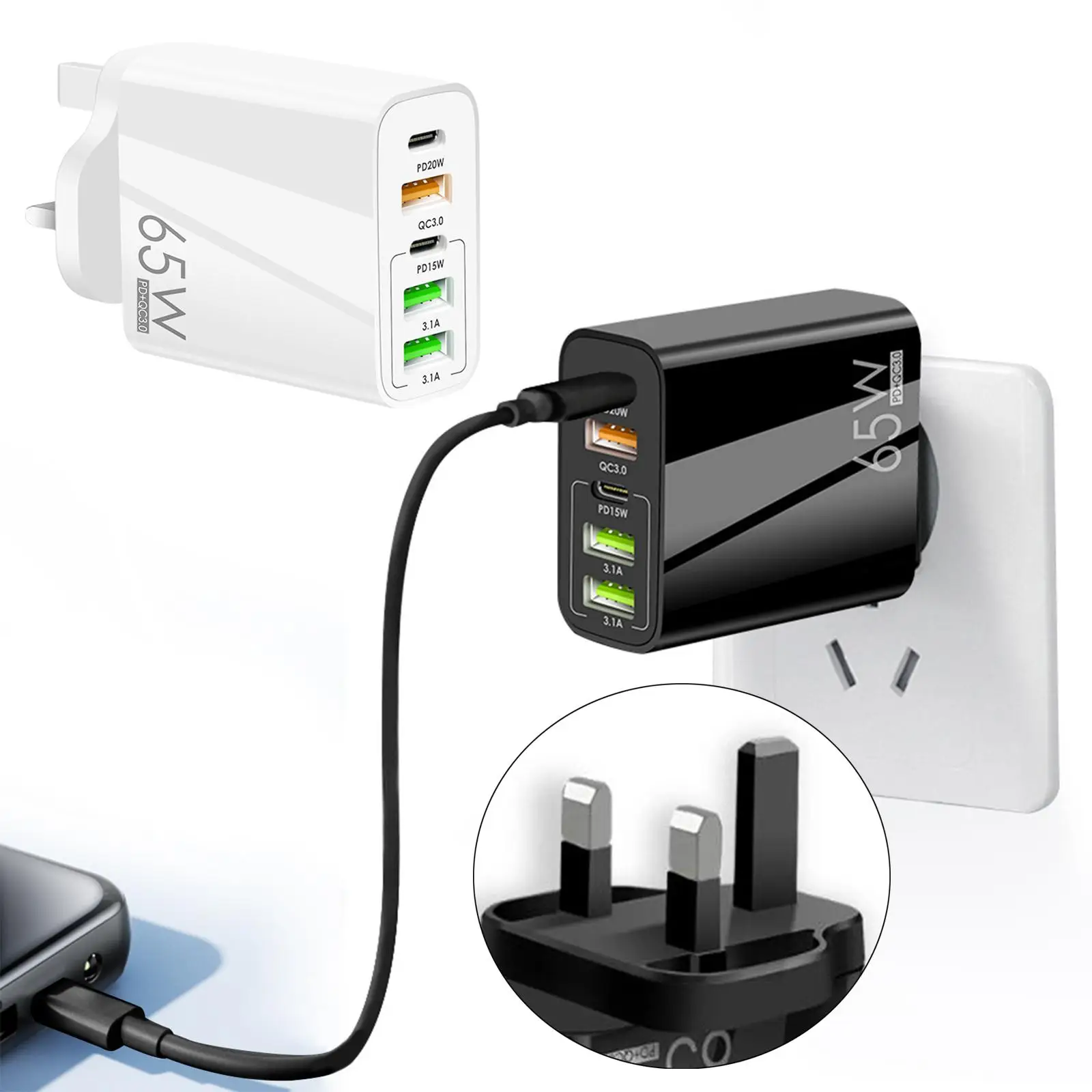 PD65W Qc 3.0 Multip… - image