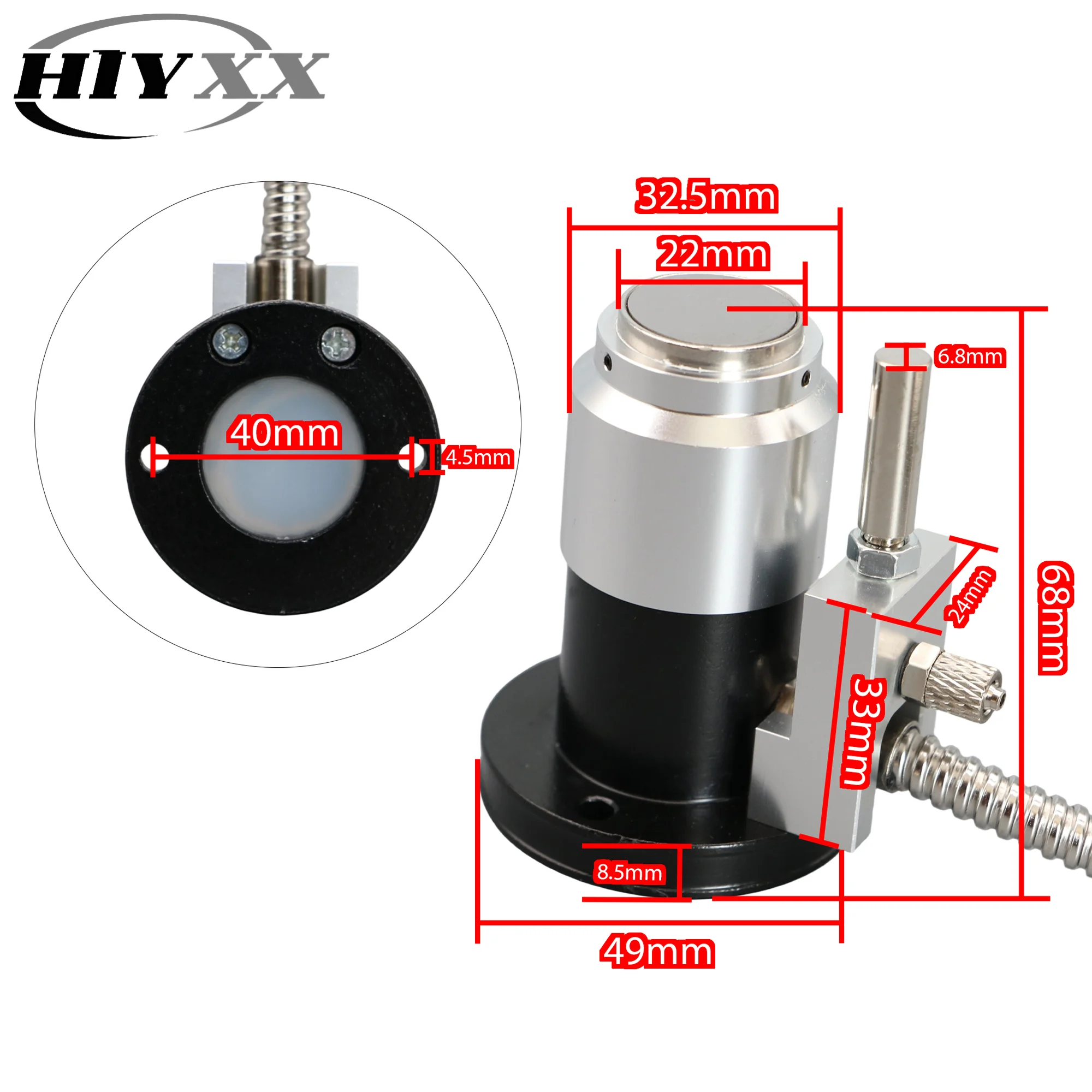 Sensor de ferramenta automática de alta precisão, cnc, eixo z, sensor de imprensa, medidor de configuração, 4 fios, máquina de gravura, roteador cnc