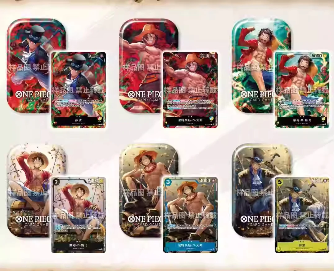 ชุดการ์ดเกมวันพีซ แบนได คอลเลคชั่นเซ็ต OP09 ใหม่ ชุดกล่องเหล็กมินิสี่จักรพรรดิ รุ่นลิมิเต็ดอิดิชั่น เวอร์ชั่นภาษาจีน ของเล่นสำหรับเด็ก