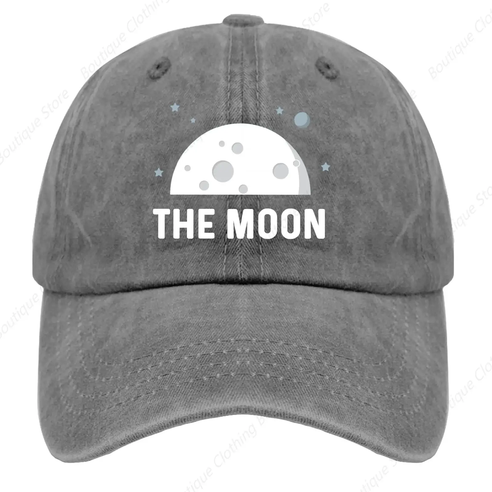 The Moon Baseball Cap Women Moon Hiking Hats for Mens Cap Quick Dry Baseball Cap Men