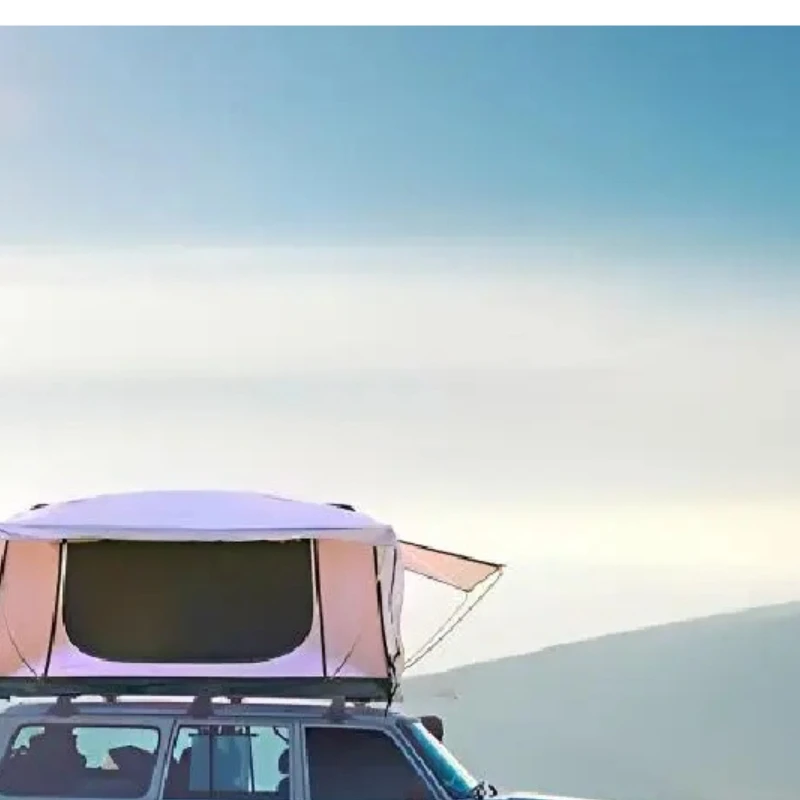 Premium ABS Hard Foldable Rooftop Tent Side-flip Fully Automatic Four-Season Outdoor Use