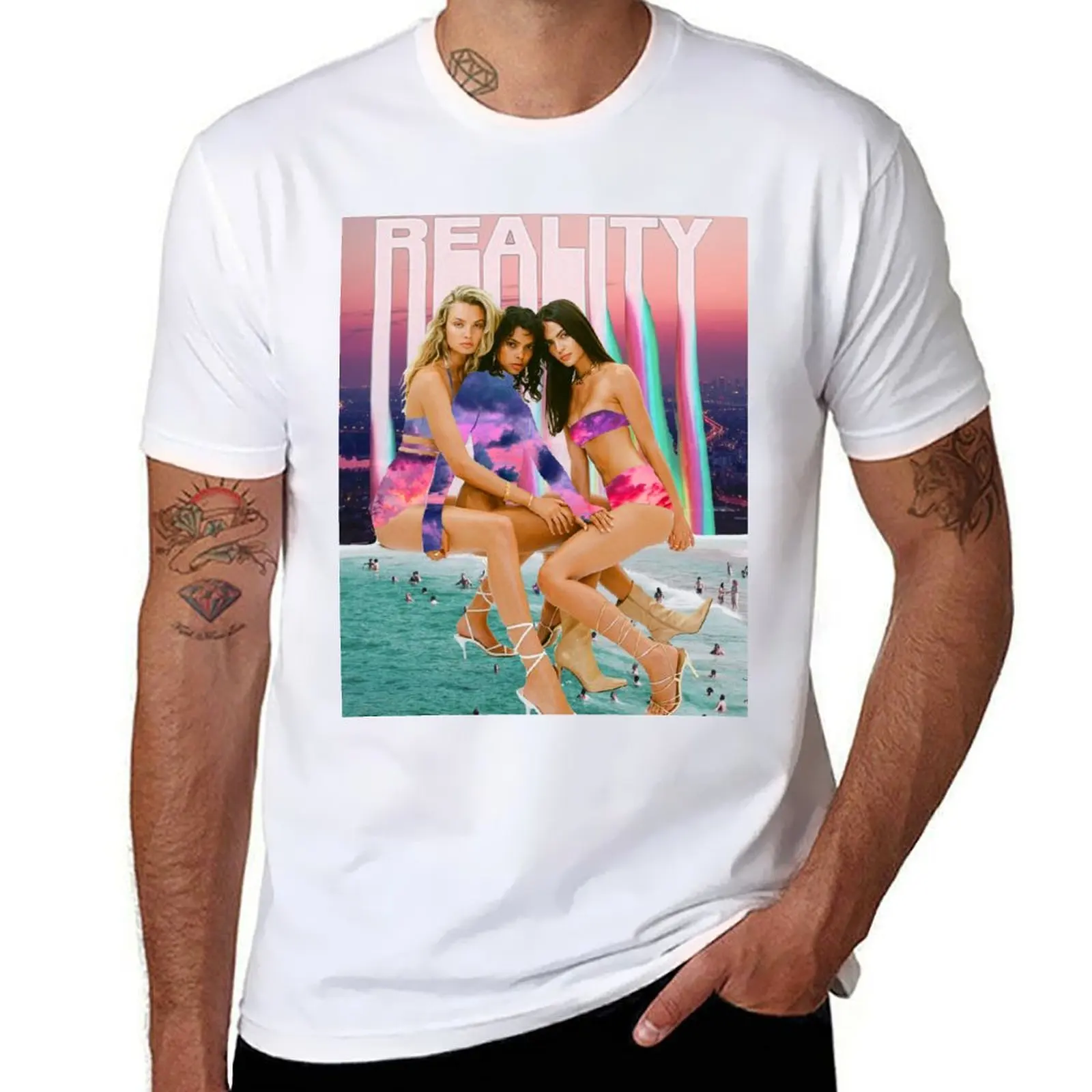 

DREAM REALITY T-Shirt man t shirt graphic men t shirt cotton 100% T-Shirt