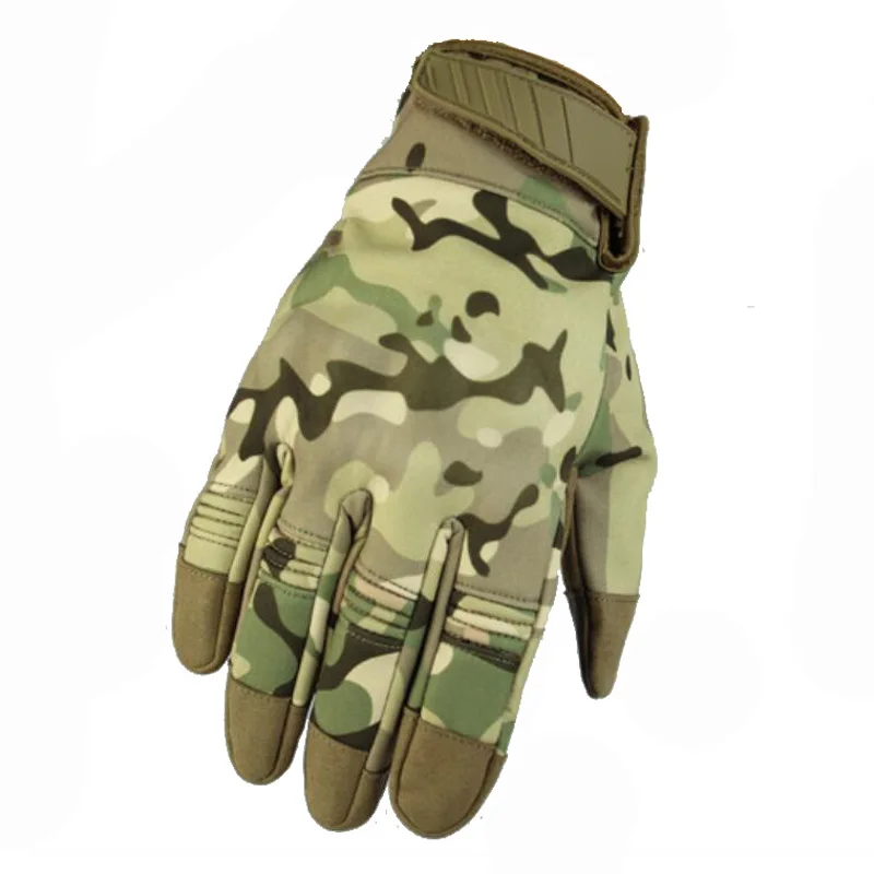 Guantes tácticos para deportes al aire libre, caza, ciclismo militar, motocicleta, impermeables y resistentes al viento, guantes de dedo completo para senderismo y Camping