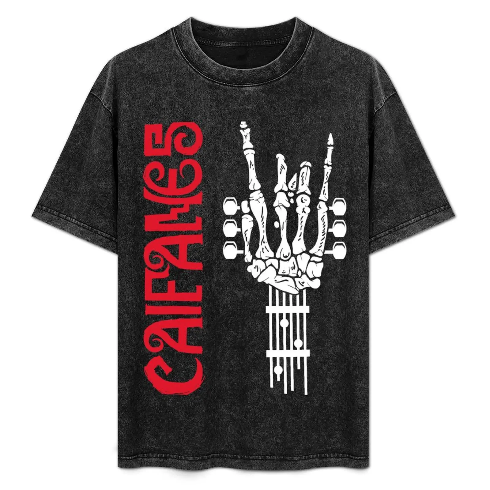 

Caifanes Skull Hand T-Shirt Casual Holiday Short Sleeve Tee