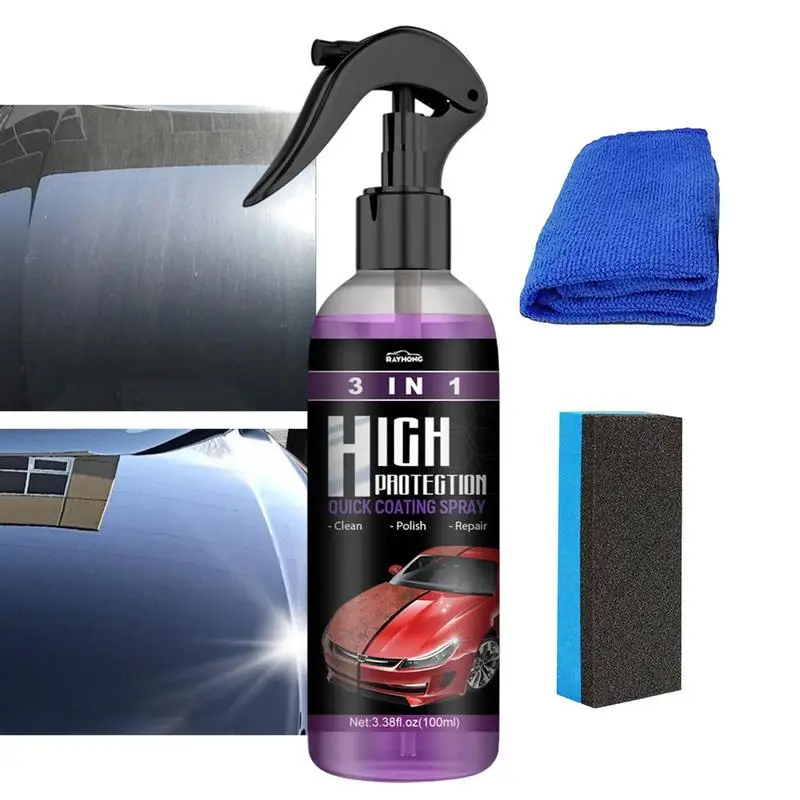 

High Protection Car Spray Waterless Wash Quick Car Coating Spray Scratch Repair Car Detailing Polish Hydrophobic Automotive Top