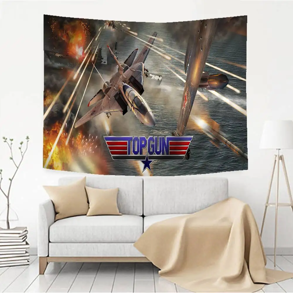 Film T-Top G-Gun Hanging Bohemian Tapestry Bohemian Wall Tapestries Mandala Kawaii Room Decor