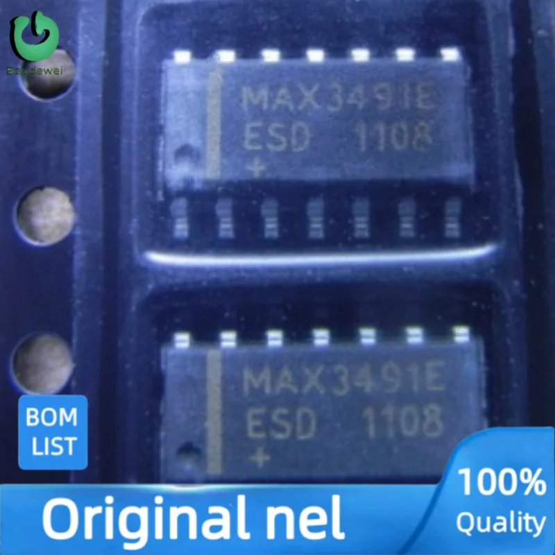 10PCS MAX3491EESD+T…