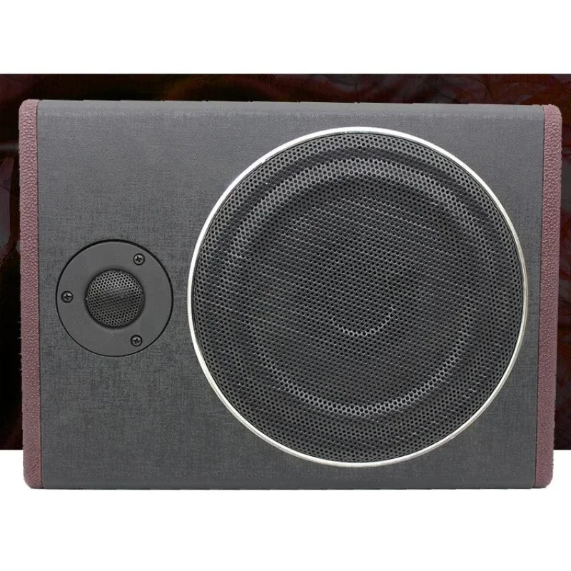 8/10 Inch Car Audio HIFI Subwoofer Under Amplifier 12V 600W Ultra-thin Seat Woofer Modification Subwoofer Car Speaker