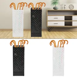 Metal Umbrella Stands Iron Umbrella Bucket Square Umbrella Stand Standing Stand Umbrella Bin With Drain Holes Home Supplies