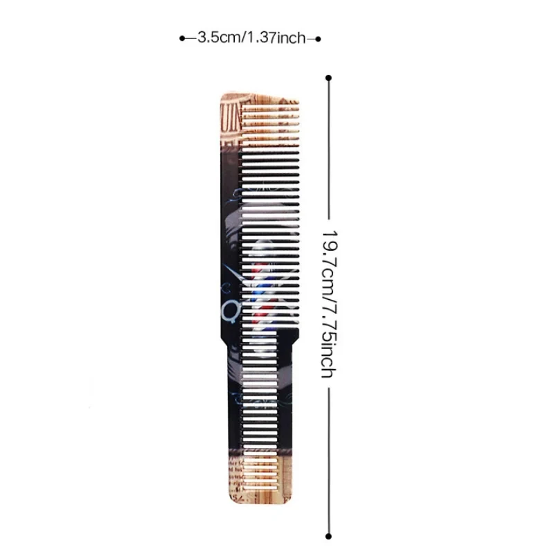 1Pc männer Haar Schneiden Kamm Anti-slip Anti-statische Friseur Trimmen Haar Kamm Barber Shop Pro friseur Haarbürste Y0724 – Detail 22