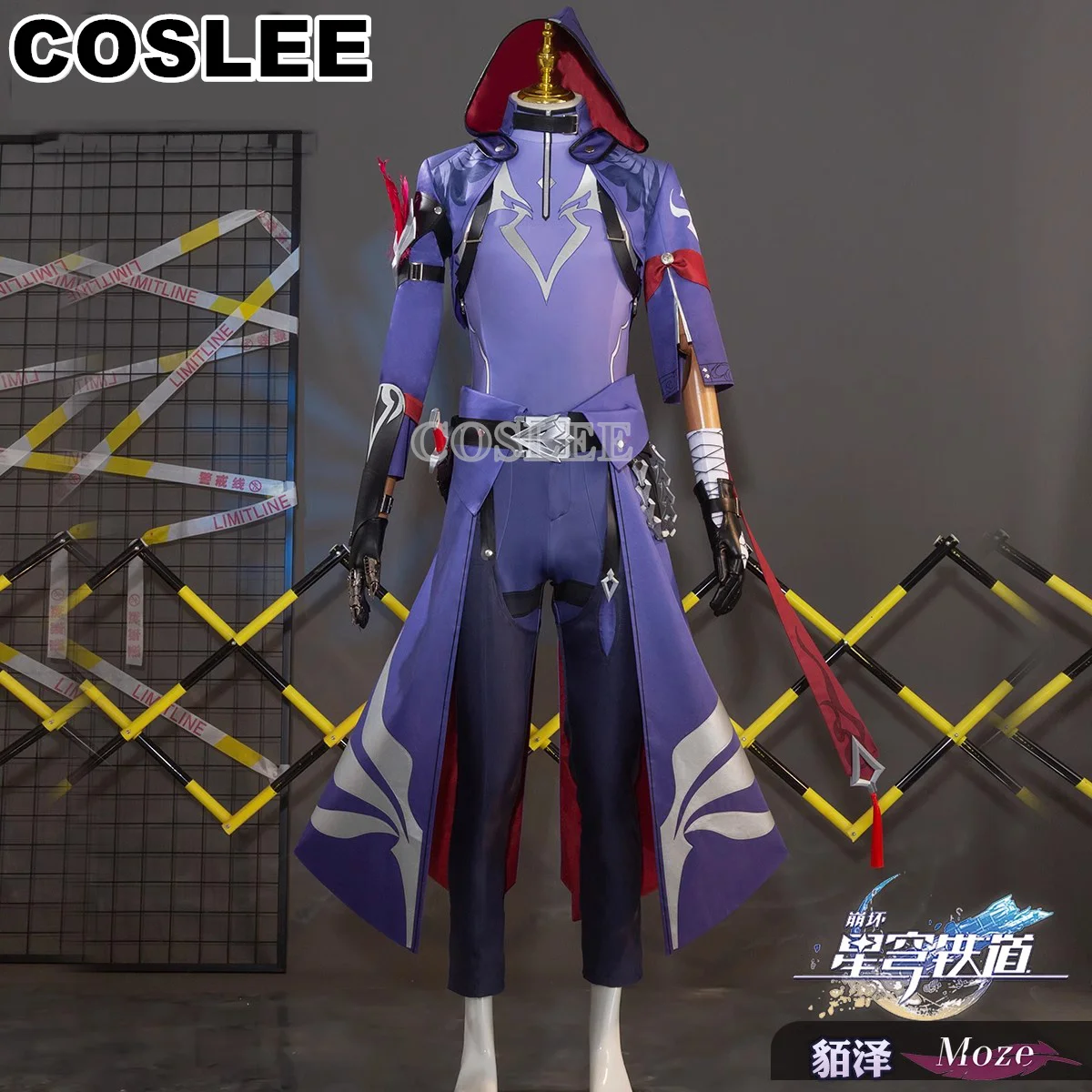 COSLEE Honkai: Star Rail Moze Game Suit Handsome Uniform Men Role Play Clothing Cosplay Costume Halloween Party Outfit Men S-XXL