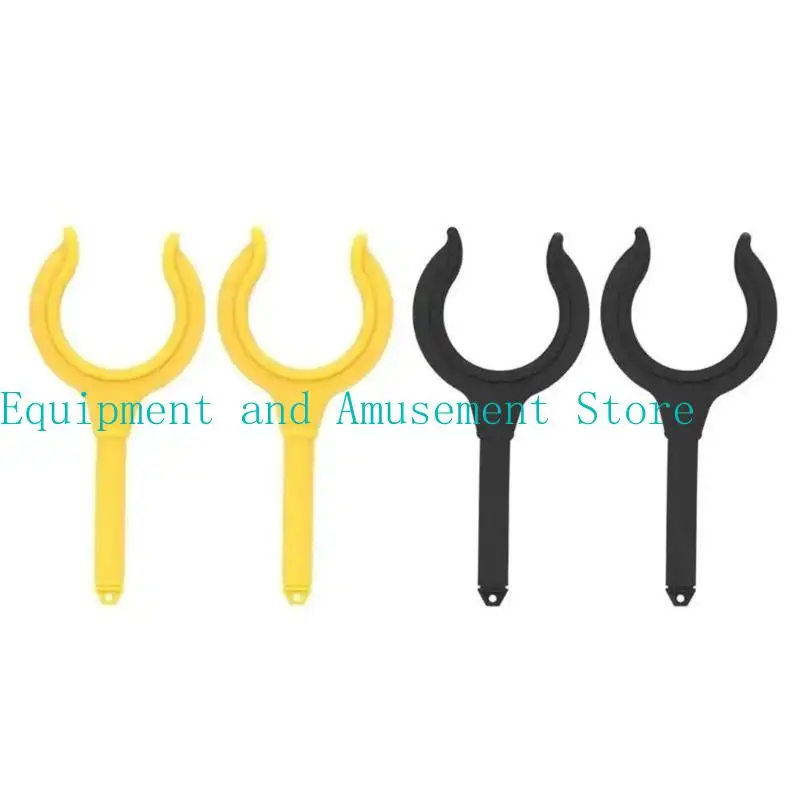 

652F 2Pcs Boats Oar Lock Fishing Rod Holder Brackets Rowlock Horn Side Mount Fishing Rod Boats Hook Paddle Holder Easily Install
