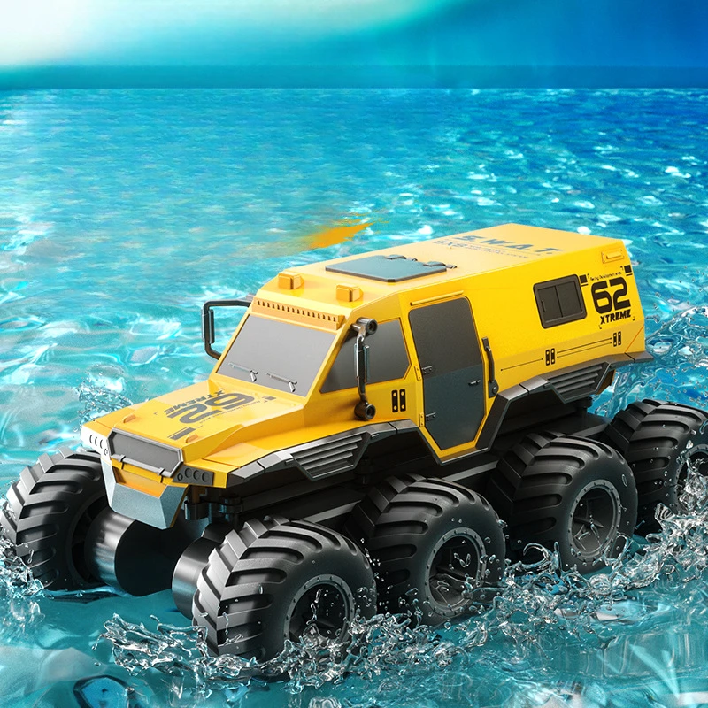 Amphibious Amphibious Remote Control Big Foot Climbing Vehicle Eight Wheel Eight Wheel Drive Off-road Vehicle Boy Toy