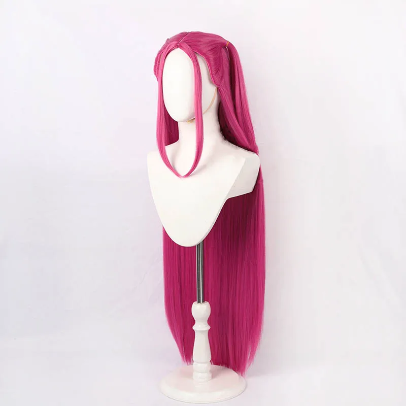 Mira cosplay peruca anime demon caçadores fio de cabelo de alta temperatura cabelo longo com touca peruca para mulher