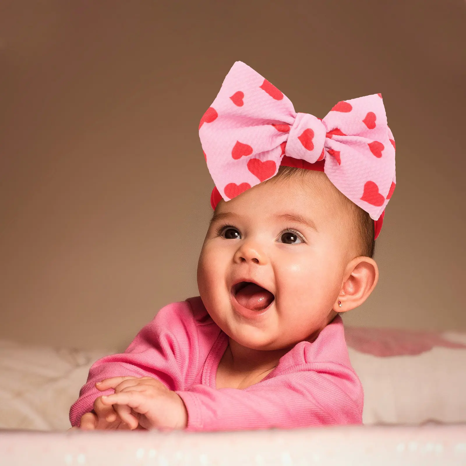 

2pcs Bow Headband Girls Hair Accessories Baby Hairband Newborn Child Soft Elastic Infant Toddler Oversized Charm Style