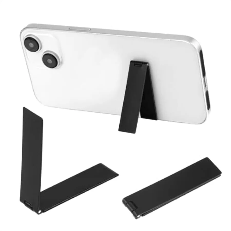 Attacco per cavalletto per telefono da 3 pezzi Cavalletto per telefono cellulare ultrasottile Attacco per cavalletto per telefono cellulare in lega regolabile nera per Mobi
