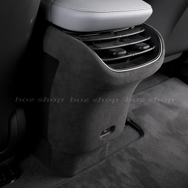 For NIO ET5 Imported Flip Fur Air Conditioner Rear Out Trend Anti-kick Panel Car Supplies