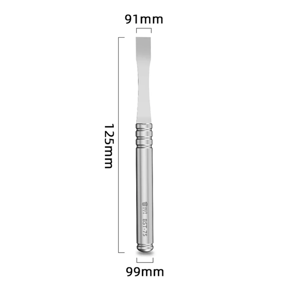 Metalen Spudger Koevoet Vormgevingsmes Power Bar Demontageblad Mobiele Telefoon Scherm Batterij Achterkant Glas Opener Verwijderingsgereedschap