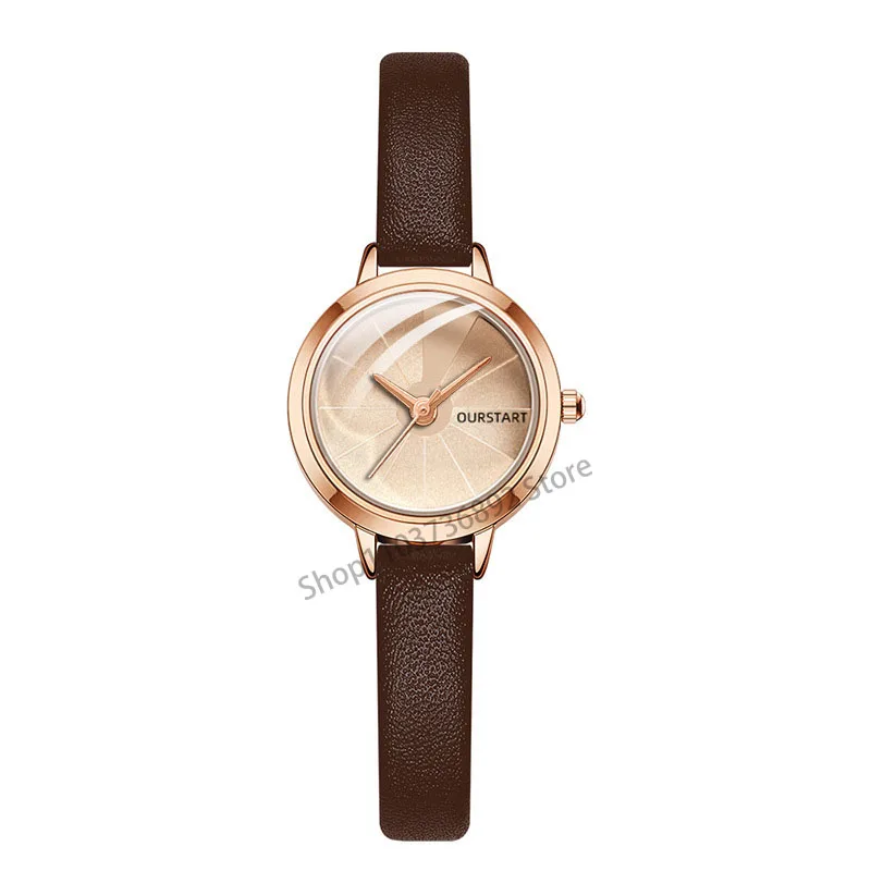 New watch for female niche, high-end and versatile, creative student party style, college style, creative watch for women