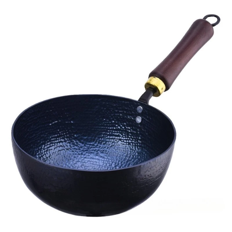 

Mini small iron pan, small wok for one person, uncoated, non-stick.
