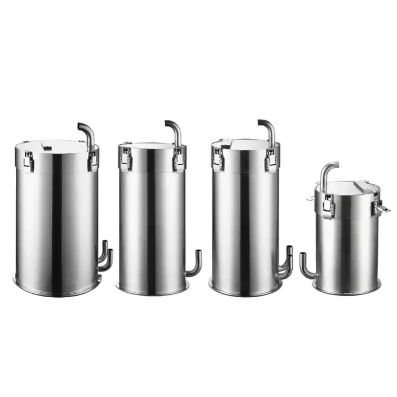 

Accepted Stainless Steel Canister Filter Fish Bucket External Aquarium Filter Canister