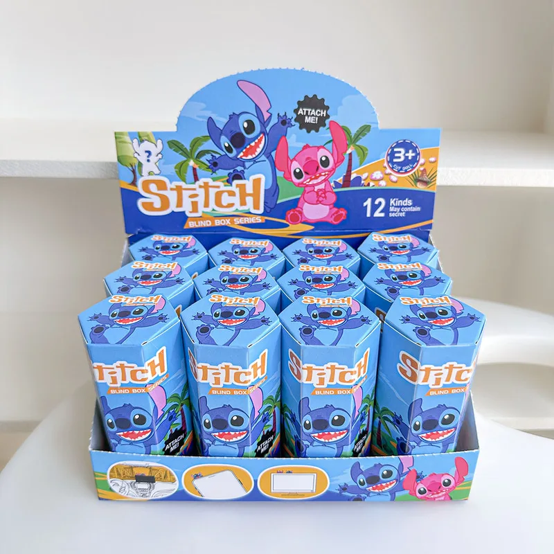 Stitch Blind Box – Sonnyangel Pappa Angel Stitch Fun Cartoon Figur, süßes Sammlermodell, Weihnachts- und Geburtstagsgeschenk für Kinder