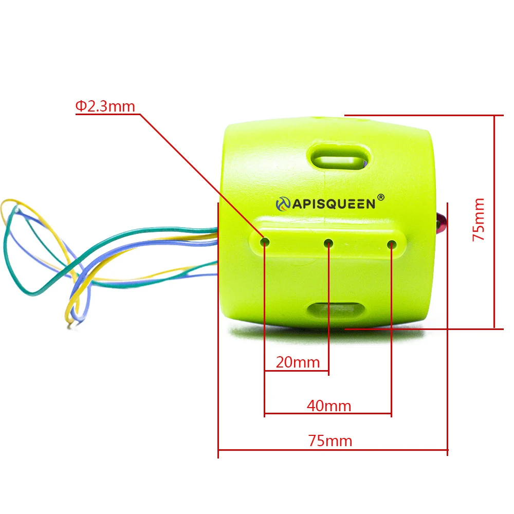 ApisQueen 12V~16V 200W 1.7Kg(3.7LBS) Thrust Brushless Underwater Thruster/Propeller With Bi-directional Control ESC For Boat