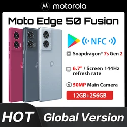 Смартфон Motorola Edge 50 Fusion, телефон с экраном 6,67 дюйма HD + 2400*1080, аккумулятор 5000 мАч, мощность 68 Вт