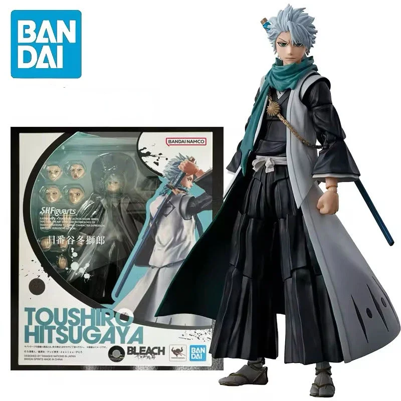 In Stock Original S.H.Figuarts BLEACH Hitsugaya Toushirou Figure Anime Model Action  Genuine  Toys Gift Collection