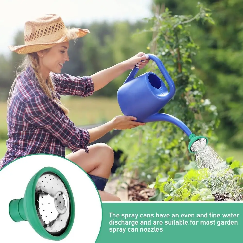 2 قطعة مسقاة مقاومة للصدمات رأس فوهة رش بلاستيكية متوافقة على نطاق واسع قابلة للتعديل موفرة للمياه حديقة غلاية الرش #3