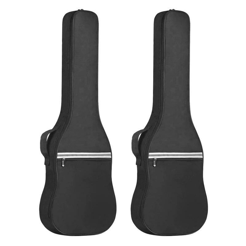 

2X Electric Guitar Bag Gig Bag 41 Inch Guitar Bag For Acoustic Guitar Electric Guitar Bass Guitar Classical Guitar