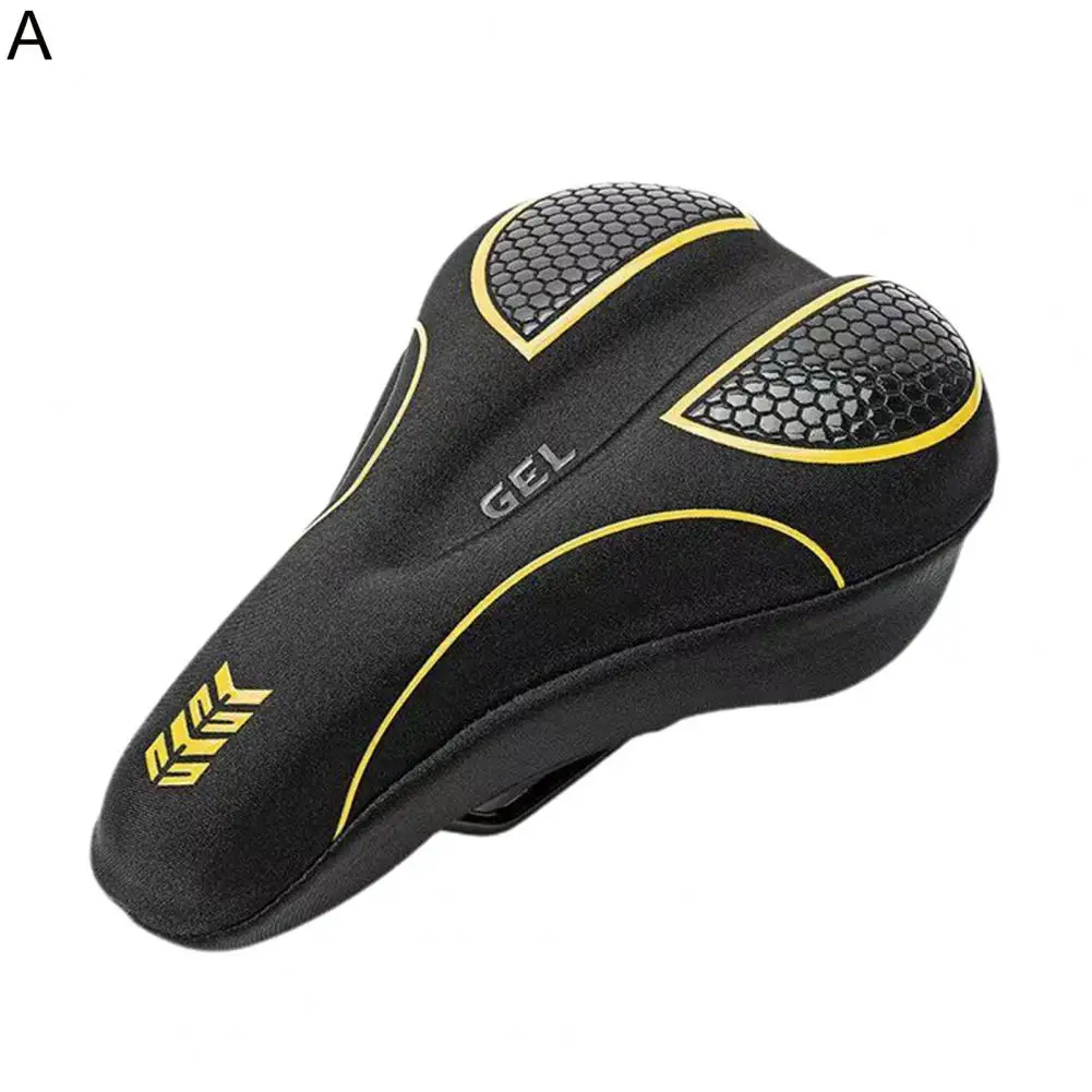 Bike Saddle Cushion Cover  Long-lasting Hollow Out Anti-deformed  Anti-slip Bicycle Saddle Cover for Road Bike