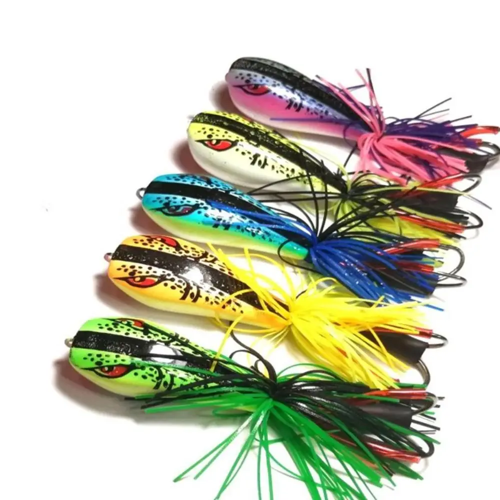 Fishing Gear Mini Jump Frog Bait Lifelike Silicone Frog Lure Jigging Bionic Crankbait Carp Fishing